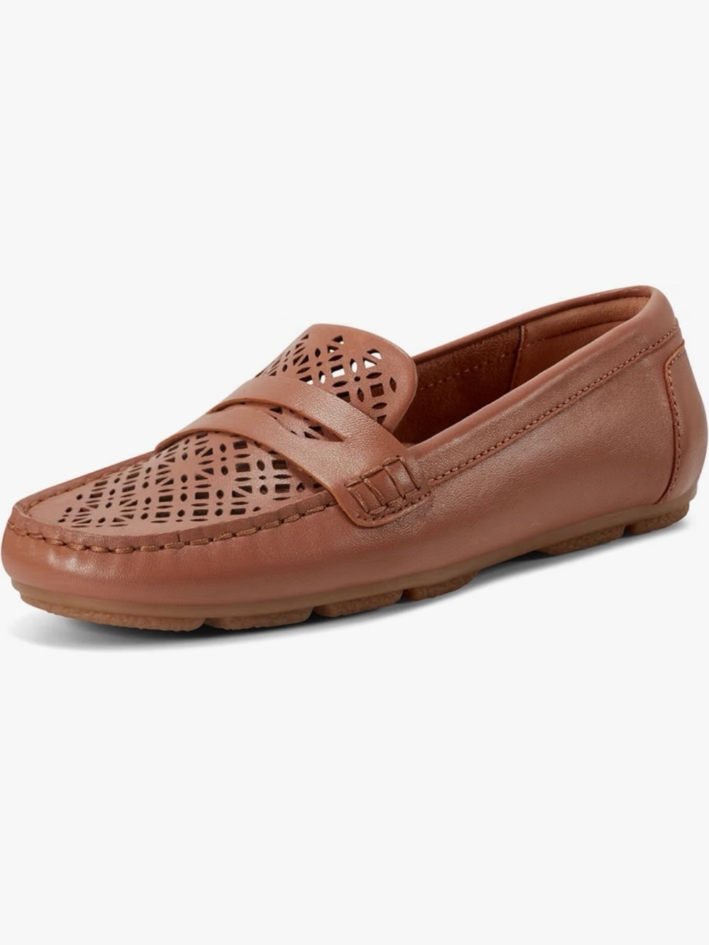 Earth Remi Leather Brown Loafer - Sz 7
